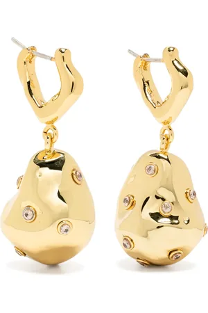 Vann Jewelry Pierced Pearl drop earrings