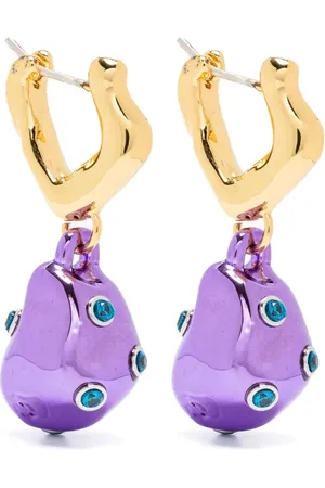 Vann Jewelry Crystal-embellished drop earrings