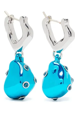 Vann Jewelry Small Pierced Pearl drop earrings