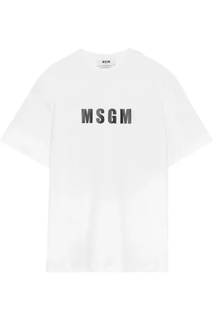 Msgm Logo-print cotton T-shirt