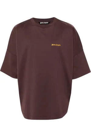 Palm Angels Embroidered-logo cotton T-shirt