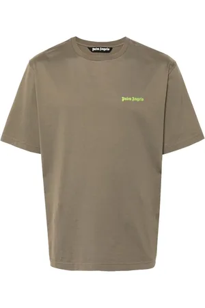 Palm Angels Embroidered-logo cotton T-shirt