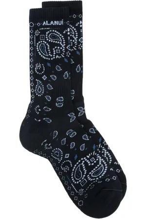 Alanui Bandana-print socks