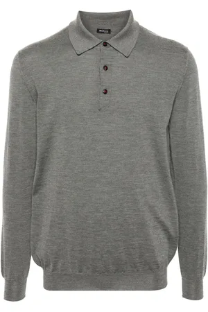 Kiton Fine-knit polo shirt