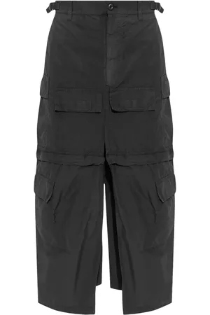 Balenciaga Ripstop maxi cargo skirt