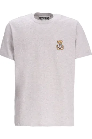 Moschino Teddy bear appliqué cotton t-shirt