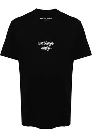 Maharishi Distorted Dragon cotton T-shirt