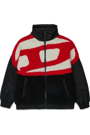 Diesel Oval D panelled bomber jacket