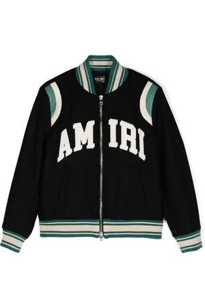 AMIRI Logo-appliqué bomber jacket