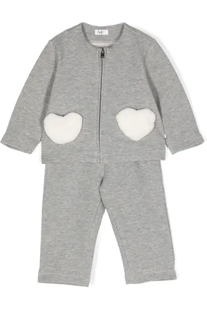 Il gufo Fur-hearts mélange tracksuit