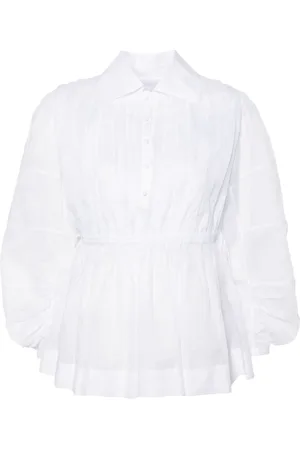 Jil Sander Pleated poplin shirt