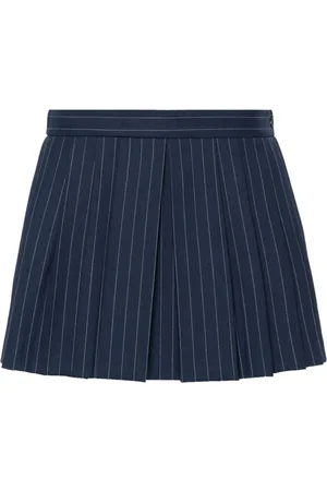 Maje Layered striped skort