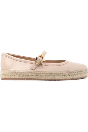 Gianvito Rossi Elda leather espadrilles