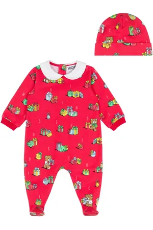 Moschino Teddy Bear-print babygrow set
