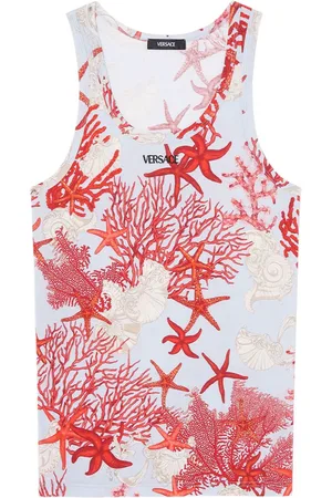 VERSACE Barocco Sea ribbed tank top
