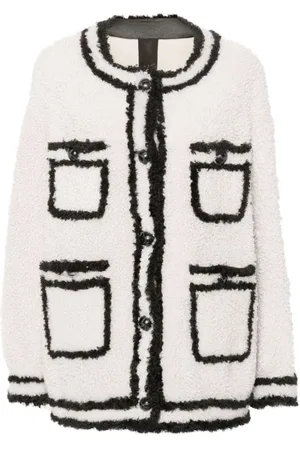 Blancha Single-breasted shearling jacket