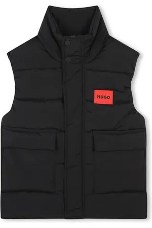 HUGO BOSS Logo-appliquéd quilted gilet