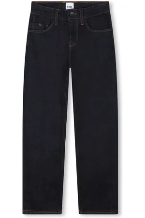 HUGO BOSS Mid-rise straight-leg jeans
