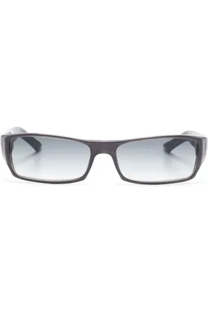 Gucci Translucent rectangle-frame sunglasses