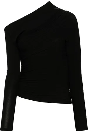 Serafini Asymmetric plissé jumper
