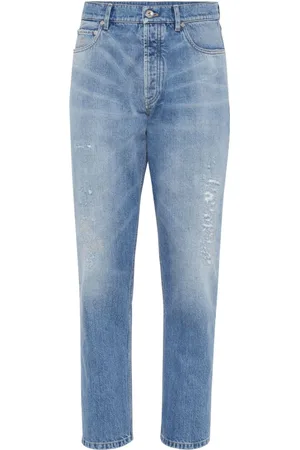Brunello Cucinelli Mid-rise slim-fit jeans