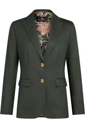 Etro Single-breasted wool blazer