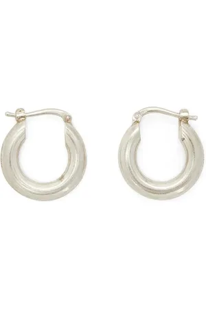 Jil Sander Sculpted hoop earings