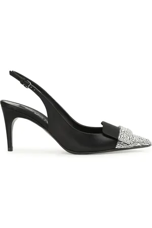 Sergio Rossi SR1 75mm crystal-embellished pumps