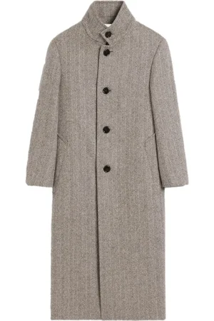 Ami High-neck wool coat