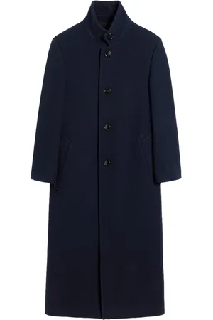 Ami High-neck wool coat
