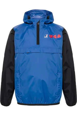Comme des Garçons X K-Way Heart-patch lightweight jacket