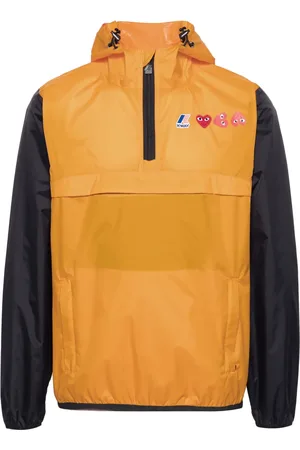 Comme des Garçons X K-Way Heart-patch lightweight jacket