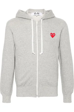 Comme des Garçons Mélange-effect cotton hoodie