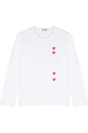 Comme des Garçons Heart-print cotton T-shirt