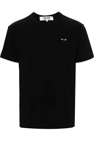 Comme des Garçons Heart-patch cotton T-shirt