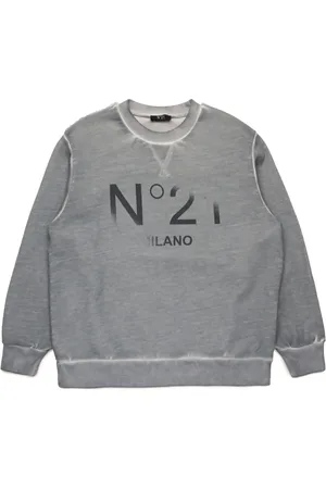 Nº21 Logo-print cotton sweatshirt