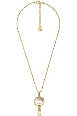 Goossens 24kt plated pendant necklace