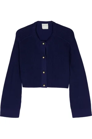 FORTE FORTE Cropped virgin wool cardigan