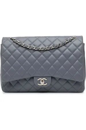 CHANEL 2011 Maxi Classic Lambskin Double Flap shoulder bag