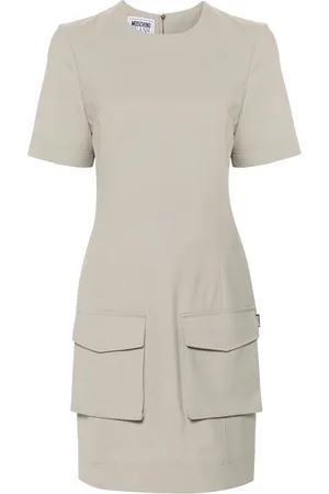 Moschino Cargo-pockets tailored minidress