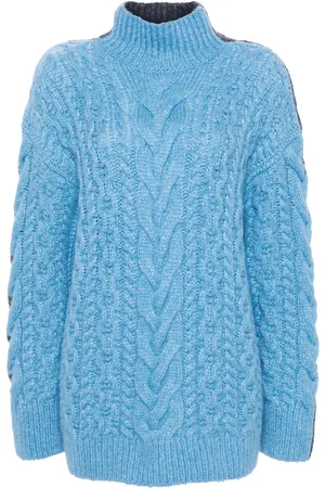 Stella McCartney Two-tone cable-knit jumper