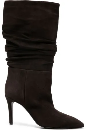 Via Roma 85mm suede boots