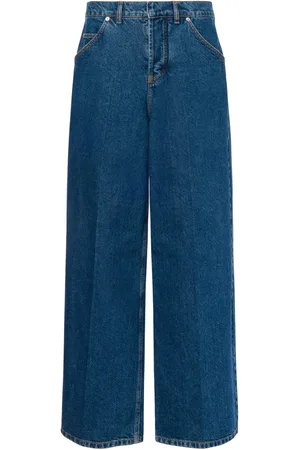 Serafini Low-rise wide-leg jeans