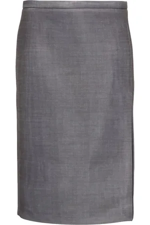 Serafini Mid-rise midi skirt