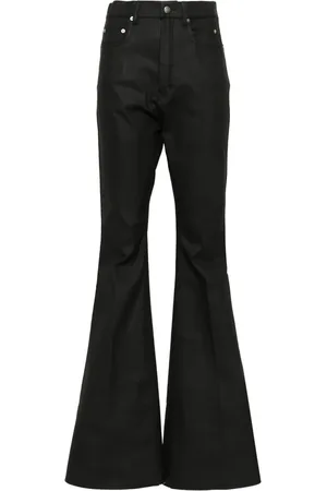 Rick Owens Bolan high-waist bootcut jeans