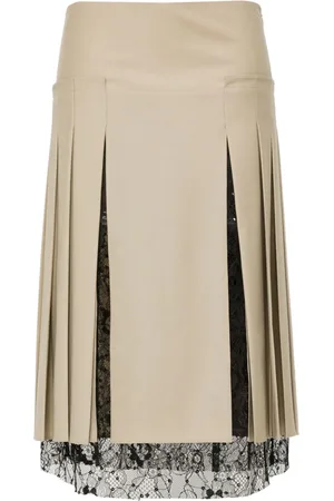 SIEDRES Brit pleated midi skirt