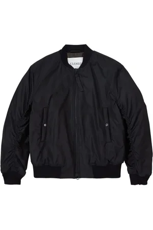 Closed Zip-up padded bomber jacket