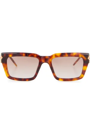 Casablanca Tortoiseshell square-frame sunglasses