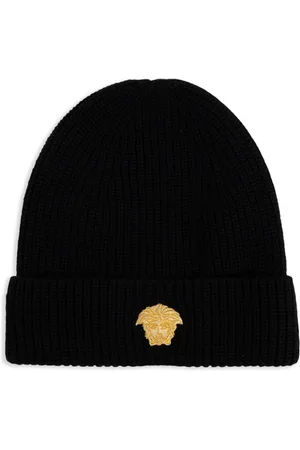 VERSACE Woolen beanie hat