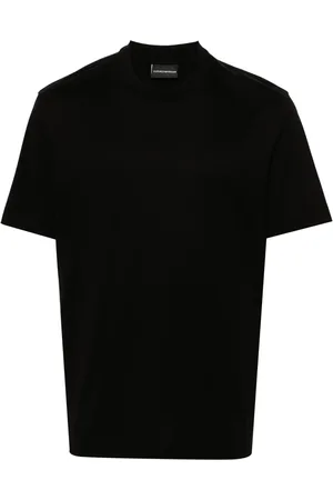 Emporio Armani Logo-embossed cotton T-shirt